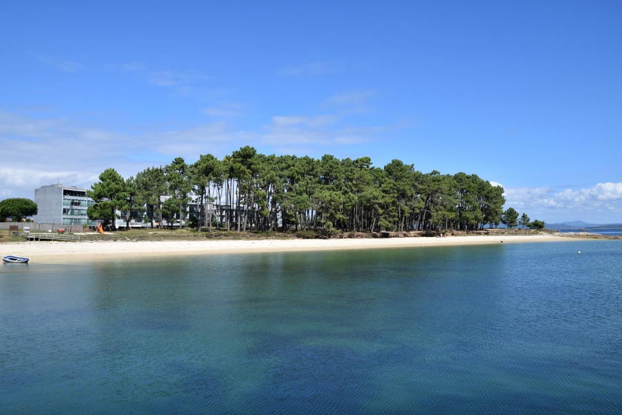 Maravilloso Apartamento De Playa En La Paradisiaca Illa De Arousa Kültér fotó